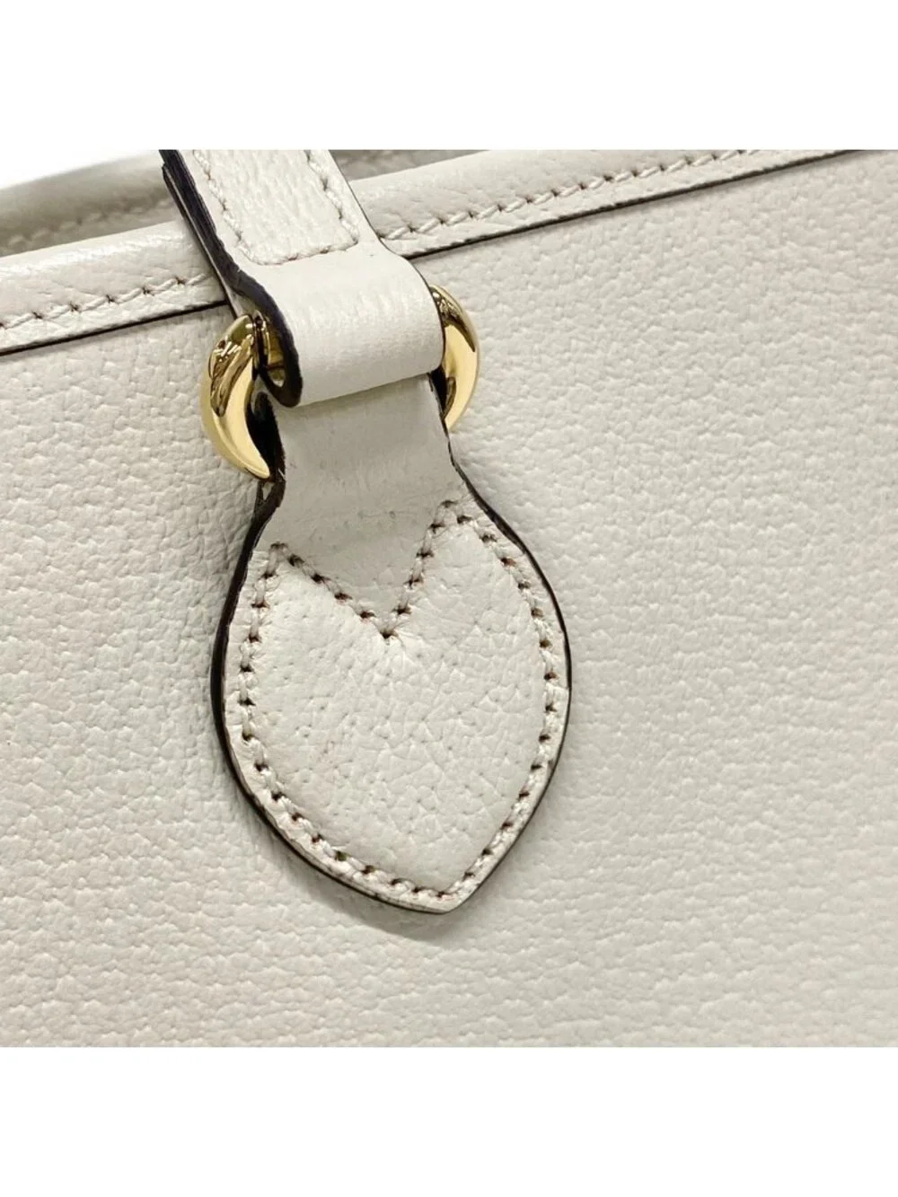 Gucci Tote GG Marmont Ivory 2-Way Leather - Picture 14 of 15